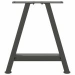 vidaXL Picioare pentru măsuță de cafea în formă de A, 2 buc., antracit, 38x(42-43) cm, oțel