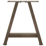 vidaXL Picioare pentru măsuță de cafea în formă de A, 2 buc., 38x(42-43) cm, oțel