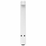 vidaXL Picioare pentru măsuță de cafea în formă de A, 2 buc., alb, 50x(42-43) cm, oțel