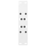 vidaXL Picioare pentru măsuță de cafea în formă de A, 2 buc., alb, 50x(42-43) cm, oțel