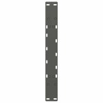 vidaXL Picioare pentru măsuță de cafea în formă de A, 2 buc., antracit, 60x(42-43) cm, oțel