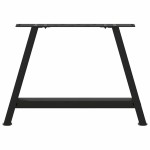 vidaXL Picioare pentru măsuță de cafea în formă de A, 2 buc., negru, 70x(42-43) cm, oțel vidaXL Picioare pentru măsuță de cafea în formă de A, 2 buc., negru, 70x(42-43) cm, oțel
