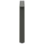 vidaXL Picioare pentru măsuță de cafea în formă de A, 2 buc., antracit, 70x(42-43) cm, oțel