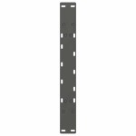 vidaXL Picioare pentru măsuță de cafea în formă de A, 2 buc., antracit, 70x(42-43) cm, oțel