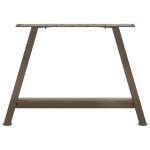 vidaXL Picioare pentru măsuță de cafea în formă de A, 2 buc., 70x(42-43) cm, oțel