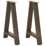 vidaXL Picioare de masă în formă de A, 2 buc., 50x(72-73) cm, oțel vidaXL Picioare de masă în formă de A, 2 buc., 50x(72-73) cm, oțel