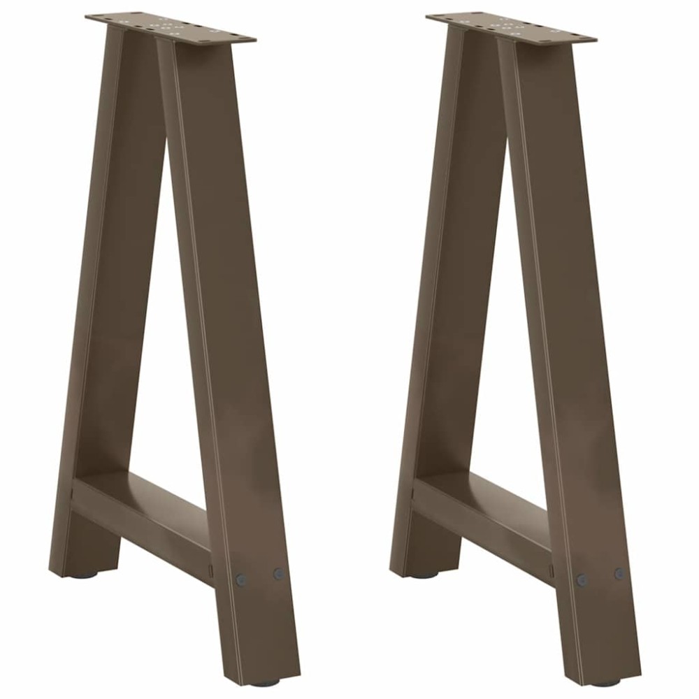 vidaXL Picioare de masă în formă de A, 2 buc., 60x(72-73) cm, oțel
