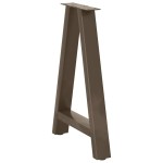 vidaXL Picioare de masă în formă de A, 2 buc., 60x(72-73) cm, oțel vidaXL Picioare de masă în formă de A, 2 buc., 60x(72-73) cm, oțel