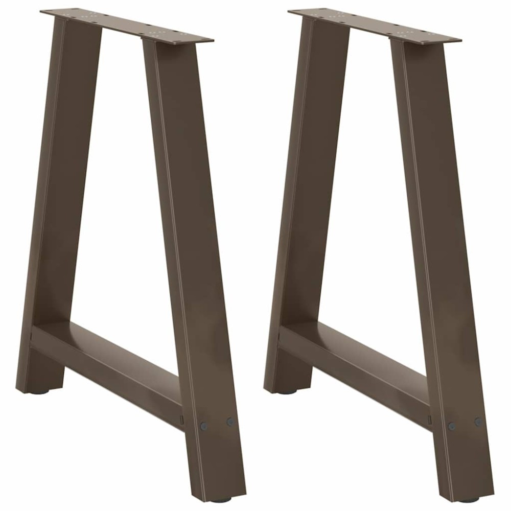vidaXL Picioare de masă în formă de A, 2 buc., 70x(72-73) cm, oțel