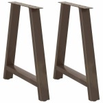 vidaXL Picioare de masă în formă de A, 2 buc., 70x(72-73) cm, oțel vidaXL Picioare de masă în formă de A, 2 buc., 70x(72-73) cm, oțel