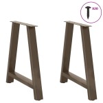 vidaXL Picioare de masă în formă de A, 2 buc., 70x(72-73) cm, oțel vidaXL Picioare de masă în formă de A, 2 buc., 70x(72-73) cm, oțel
