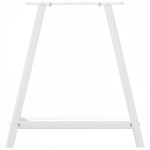 vidaXL Picioare de masă în formă de A, 2 buc., alb, 80x(72-73) cm, oțel vidaXL Picioare de masă în formă de A, 2 buc., alb, 80x(72-73) cm, oțel