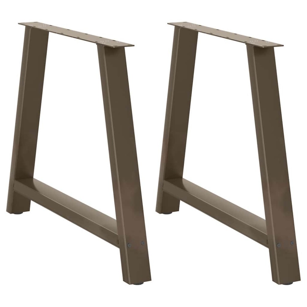 vidaXL Picioare de masă în formă de A, 2 buc., 90x(72-73) cm, oțel