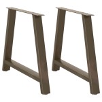 vidaXL Picioare de masă în formă de A, 2 buc., 90x(72-73) cm, oțel vidaXL Picioare de masă în formă de A, 2 buc., 90x(72-73) cm, oțel