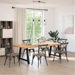 vidaXL Picioare de masă în formă de A, 2 buc., negru, 100x(72-73) cm, oțel vidaXL Picioare de masă în formă de A, 2 buc., negru, 100x(72-73) cm, oțel