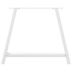 vidaXL Picioare de masă în formă de A, 2 buc., alb, 100x(72-73) cm, oțel vidaXL Picioare de masă în formă de A, 2 buc., alb, 100x(72-73) cm, oțel