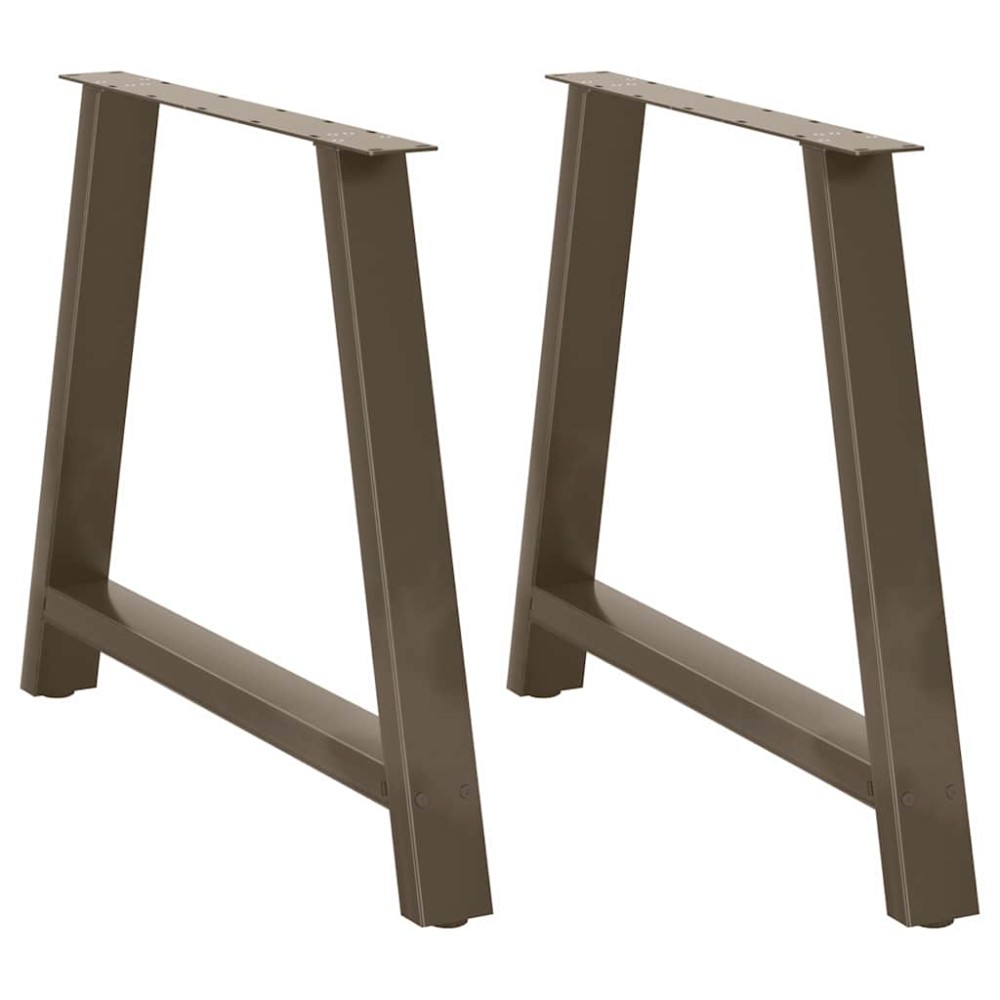 vidaXL Picioare de masă în formă de A, 2 buc., 100x(72-73) cm, oțel