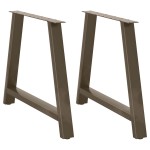 vidaXL Picioare de masă în formă de A, 2 buc., 100x(72-73) cm, oțel vidaXL Picioare de masă în formă de A, 2 buc., 100x(72-73) cm, oțel