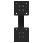 vidaXL Picioare pentru măsuță de cafea în formă de X, 2 buc., negru, 28x(42-43) cm, oțel vidaXL Picioare pentru măsuță de cafea în formă de X, 2 buc., negru, 28x(42-43) cm, oțel