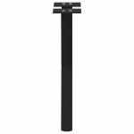 vidaXL Picioare pentru măsuță de cafea în formă de X, 2 buc., negru, 38x(42-43) cm, oțel
