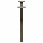 vidaXL Picioare pentru masă de cafea în formă de X, 2 buc., oțel natural, 70x(42-43) cm vidaXL Picioare pentru masă de cafea în formă de X, 2 buc., oțel natural, 70x(42-43) cm