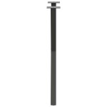 vidaXL Picioare de masă în formă de X, 2 buc., antracit, 57x(72-73) cm, oțel