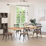 vidaXL Picioare de masă în formă de X, 2 buc., alb, 70x(72-73) cm, oțel