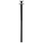 vidaXL Picioare de masă în formă de X, 2 buc., antracit, 70x(72-73) cm, oțel