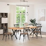 vidaXL Picioare de masă în formă de X, 2 buc., negru, 90x(72-73) cm, oțel vidaXL Picioare de masă în formă de X, 2 buc., negru, 90x(72-73) cm, oțel