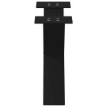 vidaXL Picioare pentru măsuță de cafea în formă de X, 2 buc., negru, 60x(30-31) cm, oțel vidaXL Picioare pentru măsuță de cafea în formă de X, 2 buc., negru, 60x(30-31) cm, oțel