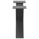 vidaXL Picioare pentru măsuță de cafea în formă de X, 2 buc., antracit, 60x(30-31) cm, oțel