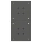 vidaXL Picioare pentru măsuță de cafea în formă de X, 2 buc., antracit, 28x(42-43) cm, oțel