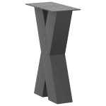 vidaXL Picioare pentru măsuță de cafea în formă de X, 2 buc., antracit, 38x(42-43) cm, oțel