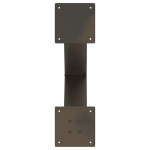 vidaXL Picioare pentru masă de cafea în formă de X, 2 buc., oțel natural, 50x(42-43) cm vidaXL Picioare pentru masă de cafea în formă de X, 2 buc., oțel natural, 50x(42-43) cm