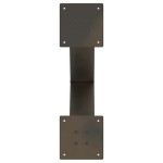 vidaXL Picioare pentru masă de cafea în formă de X, 2 buc., oțel natural, 60 x (42-43) cm vidaXL Picioare pentru masă de cafea în formă de X, 2 buc., oțel natural, 60 x (42-43) cm