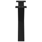vidaXL Picioare pentru măsuță de cafea în formă de X, 2 buc., negru, 70x(42-43) cm, oțel vidaXL Picioare pentru măsuță de cafea în formă de X, 2 buc., negru, 70x(42-43) cm, oțel
