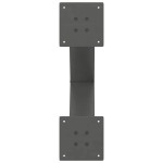 vidaXL Picioare de masă în formă de X, 2 buc., antracit, 50x(72-73) cm, oțel vidaXL Picioare de masă în formă de X, 2 buc., antracit, 50x(72-73) cm, oțel