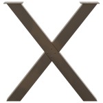 vidaXL Picioare de masă în formă de X, 2 buc., oțel natural, 70x(72-73) cm vidaXL Picioare de masă în formă de X, 2 buc., oțel natural, 70x(72-73) cm