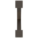 vidaXL Picioare de masă în formă de X, 2 buc., oțel natural, 80x(72-73) cm vidaXL Picioare de masă în formă de X, 2 buc., oțel natural, 80x(72-73) cm