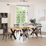 vidaXL Picioare de masă în formă de X, 3 buc., negru, 90x(72-73) cm, oțel vidaXL Picioare de masă în formă de X, 3 buc., negru, 90x(72-73) cm, oțel