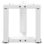 vidaXL Picioare pentru măsuță de cafea în formă de T, 2 buc., alb, 30x25x(30-31) cm, oțel vidaXL Picioare pentru măsuță de cafea în formă de T, 2 buc., alb, 30x25x(30-31) cm, oțel