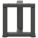 vidaXL Picioare pentru măsuță de cafea în formă de T, 2 buc., antracit, 30x25x(30-31) cm, oțel