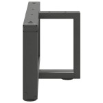vidaXL Picioare pentru măsuță de cafea în formă de T, 2 buc., antracit, 60x25x(30-31) cm, oțel