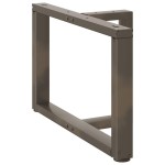 vidaXL Picioare pentru măsuță de cafea în formă de T, 2 buc., negru, 60x25x(42-43) cm, oțel vidaXL Picioare pentru măsuță de cafea în formă de T, 2 buc., negru, 60x25x(42-43) cm, oțel
