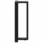 vidaXL Picioare de masă consolă în formă de T, 2 buc., negru, 25x28x(72-73) cm, oțel vidaXL Picioare de masă consolă în formă de T, 2 buc., negru, 25x28x(72-73) cm, oțel