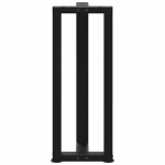 vidaXL Picioare de masă consolă în formă de T, 2 buc., negru, 25x28x(72-73) cm, oțel vidaXL Picioare de masă consolă în formă de T, 2 buc., negru, 25x28x(72-73) cm, oțel
