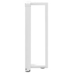 vidaXL Picioare de masă consolă în formă de T, 2 buc., alb, 25x28x(72-73) cm, oțel vidaXL Picioare de masă consolă în formă de T, 2 buc., alb, 25x28x(72-73) cm, oțel