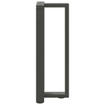 vidaXL Picioare de masă consolă în formă de T, 2 buc., antracit, 25x28x(72-73) cm, oțel