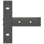 vidaXL Picioare de masă consolă în formă de T, 2 buc., antracit, 25x28x(72-73) cm, oțel