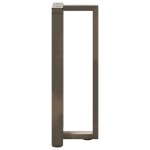 vidaXL Picioare de masă consolă în formă de T, 2 buc., negru, 25x28x(72-73) cm, oțel
